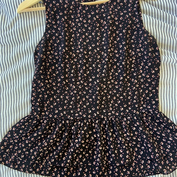 LOFT Floral Layered Blouse - Picture 3 of 9